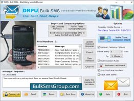 BlackBerry Bulk SMS Software