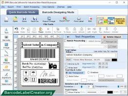 Warehousing Barcode Labels Maker