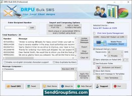 Bulk SMS Software for GSM Mobile