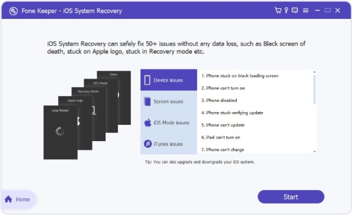 AceThinker iOS System Recovery