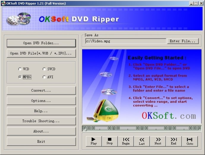 OKSoft DVD Ripper