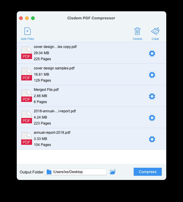 Cisdem PDF Compressor for Mac Cisdem PDF Compressor for Mac