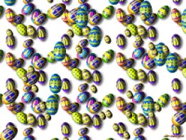 3D Flying Easter Eggs Screensaver