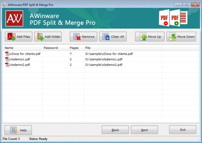 AWinware Merger Splitter for Pdf