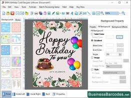 Digital Birthday Card Printing Software