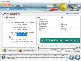 Restore Deleted Files USB Drive