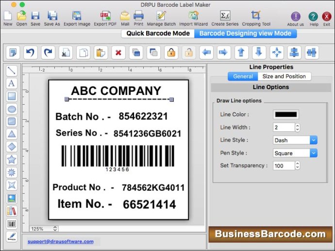 Barcode Generator for Mac OS