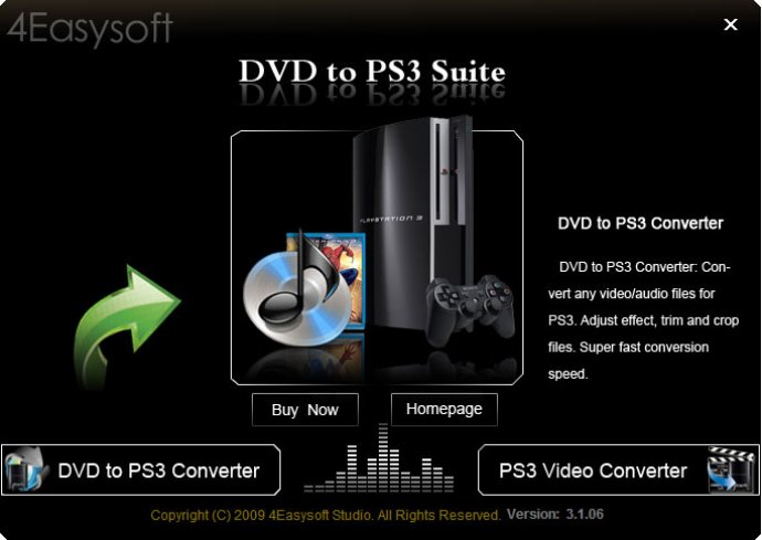 4Easysoft DVD to PS3 Suite