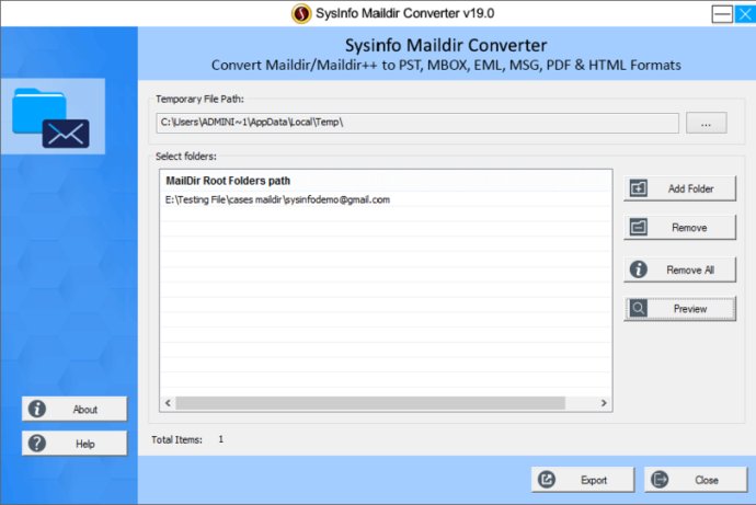 SysInfoTools Maildir Converter