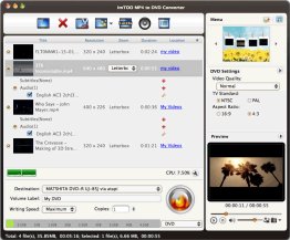 ImTOO MP4 to DVD Converter for Mac