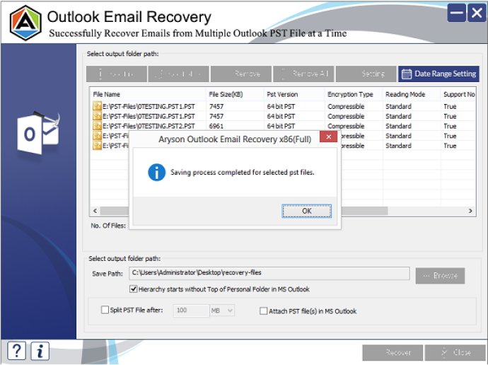 Aryson Outlook Mail Recovery