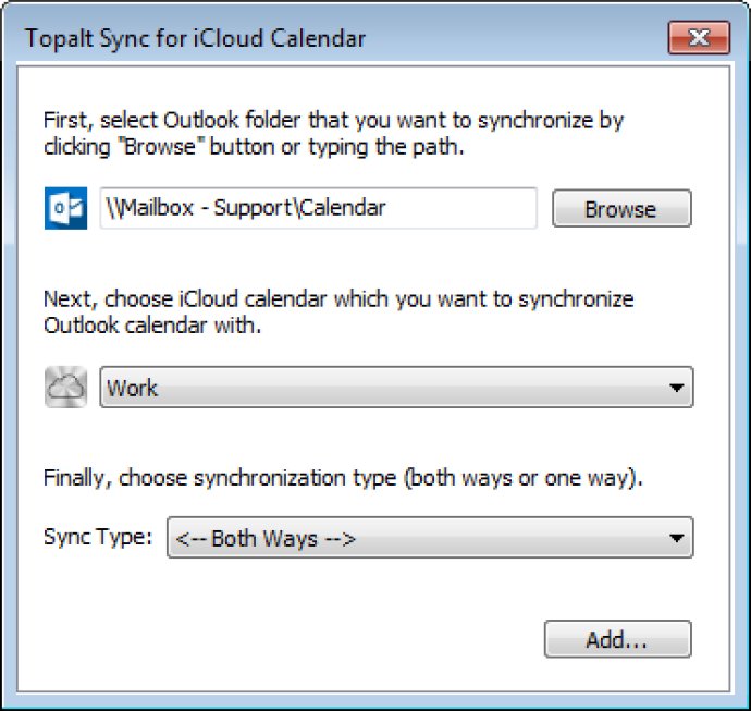 Topalt Sync for iCloud Calendar