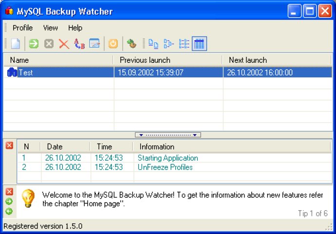 Backup Watcher for MySQL (1-4 licenses)