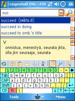 LingvoSoft Talking Dictionary English <-> Finnish for Pocket PC