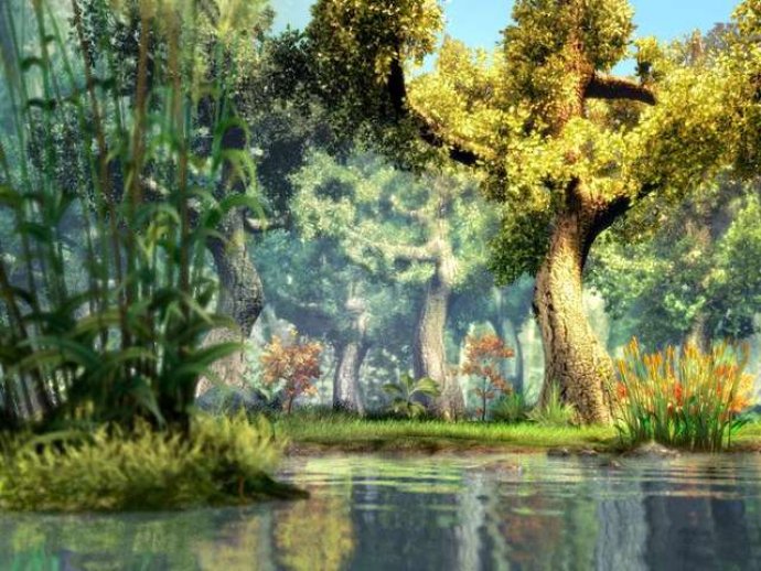 3D Fantasy River Screensaver
