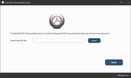 Free PDF Password Recovery for Mac
