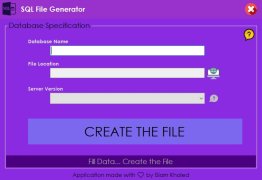 SQL File Generator