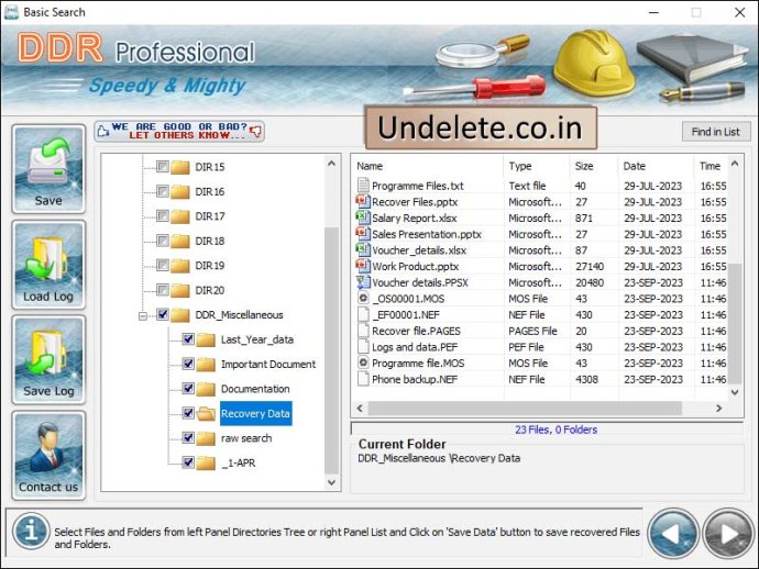 Windows Files Undelete