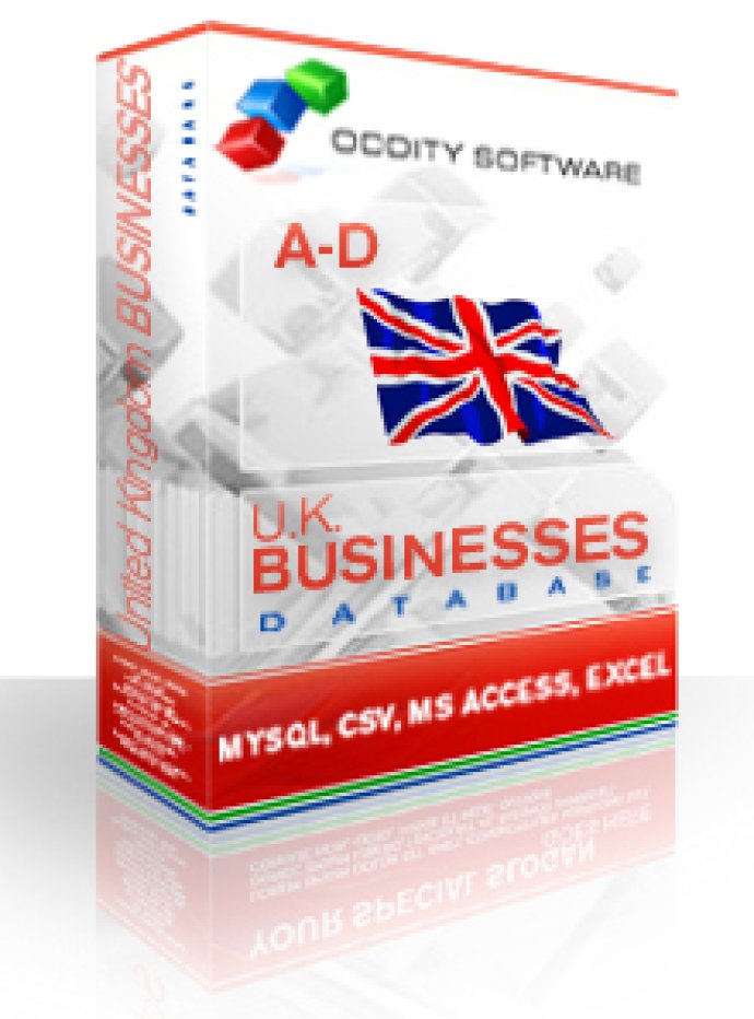 United Kingdom Businesses A - D Database