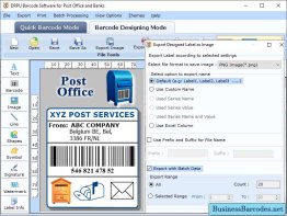 Post Office Barcode Label Tool