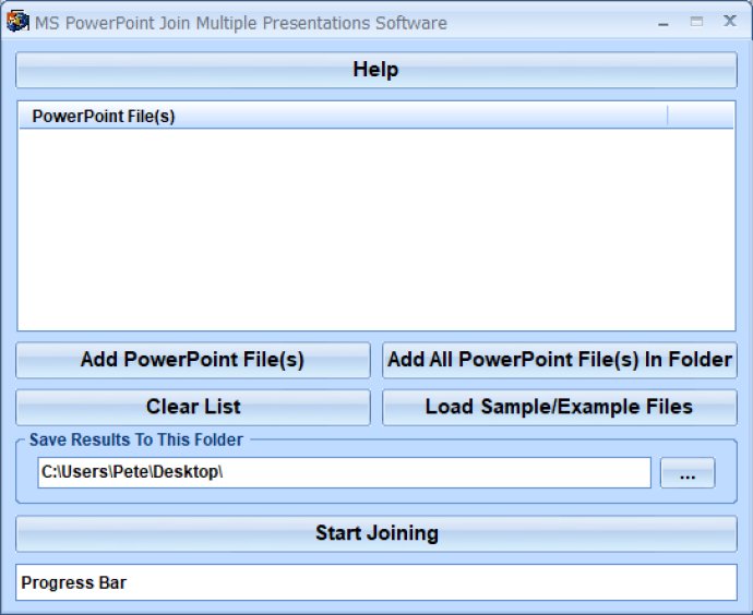 MS PowerPoint Join Multiple Presentations Software