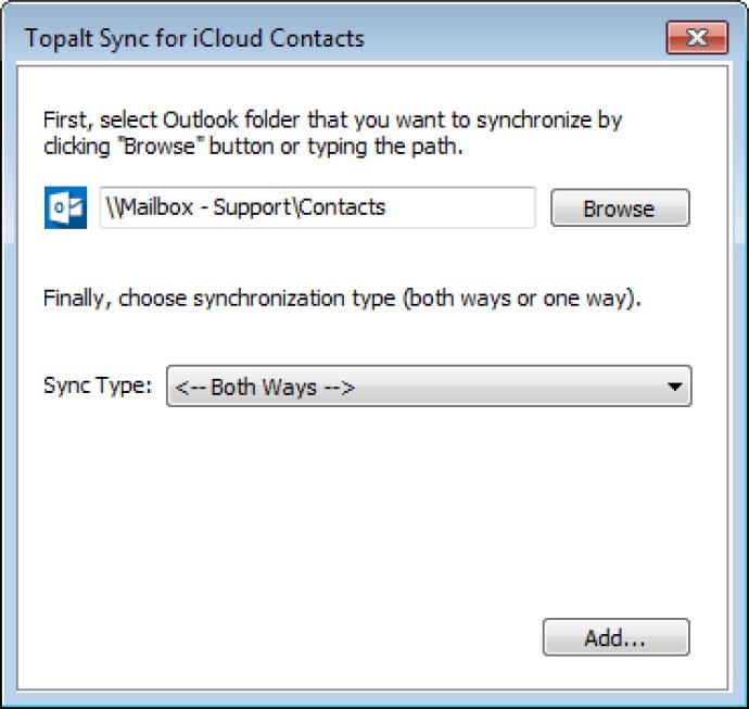 Topalt Sync for iCloud Contacts