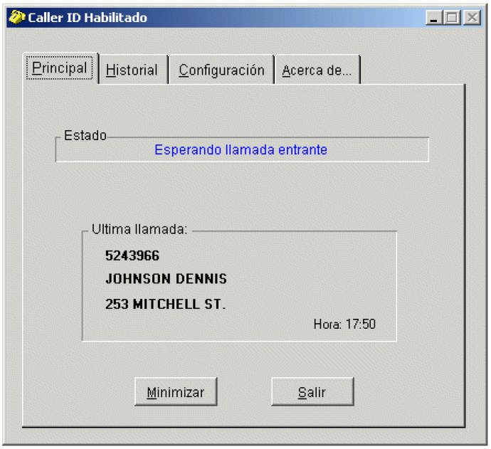 Caller ID para PC (Espaol)
