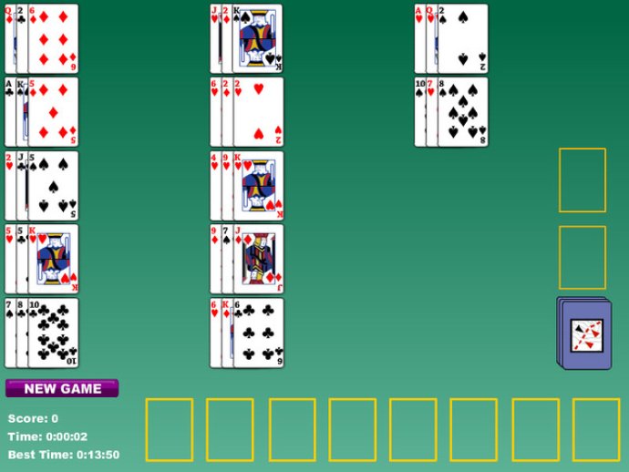 Limited Solitaire Card Game
