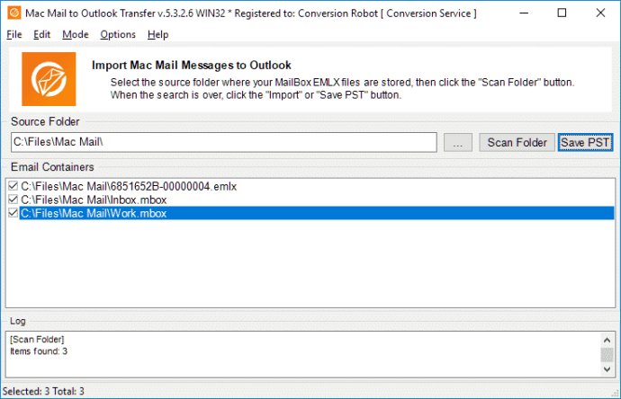 Mac Mail to Outlook Transfer