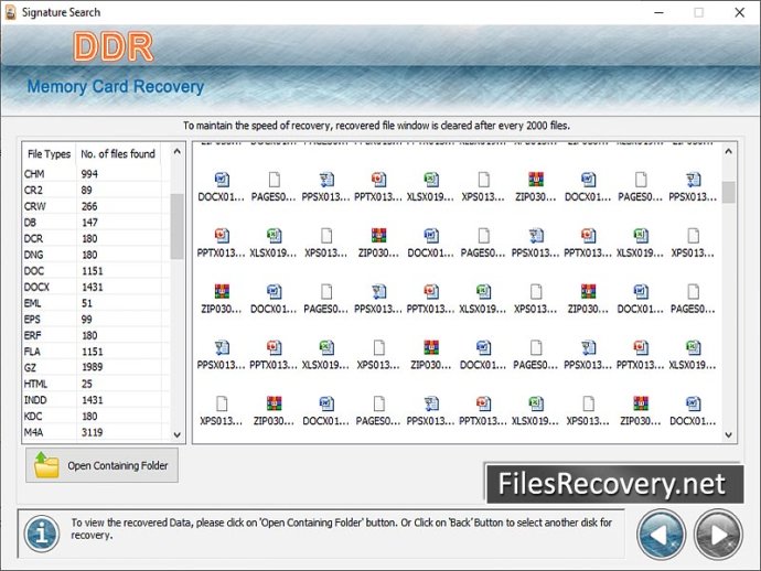Memory Card File Recovery Software