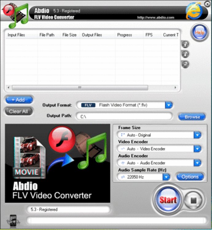 Abdio FLV Video Converter