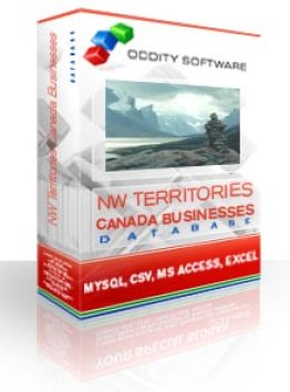 NW Territories Canada Businesses Database
