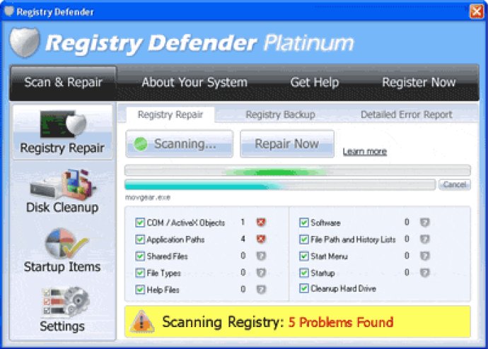 Registry Defender 2011