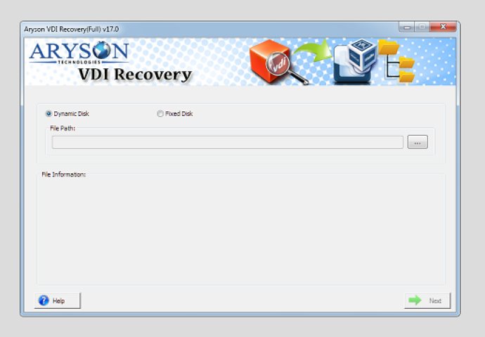 Aryson for VirtualBox VDI Recovery