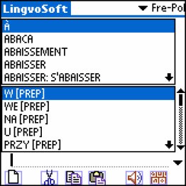 LingvoSoft Dictionary French <-> Polish for Palm OS