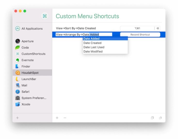 CustomShortcuts