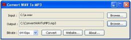 Convert WAV To MP3