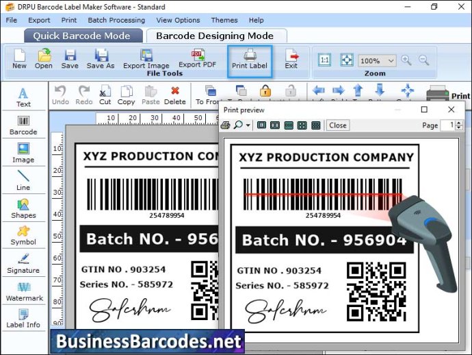 Scanning Code 128 Barcode Software