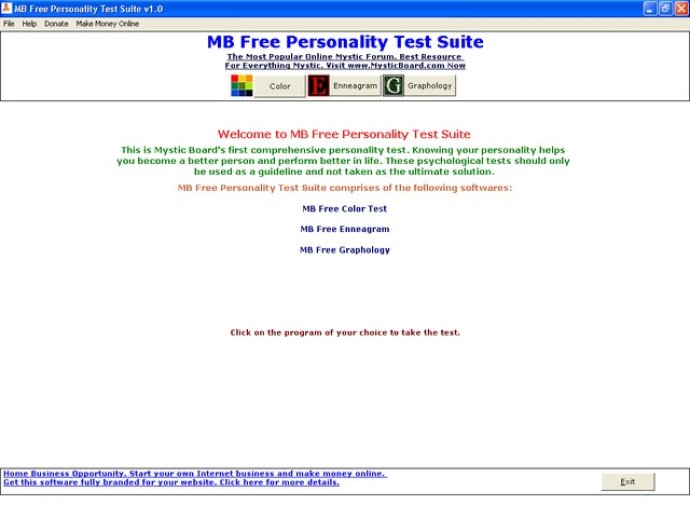 MB Personality Test Suite