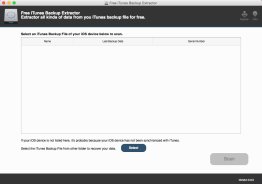 Free iTunes Backup Extractor
