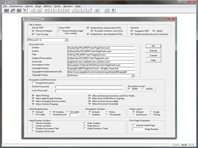 PCLTool SDK Option V : PCL to PDF
