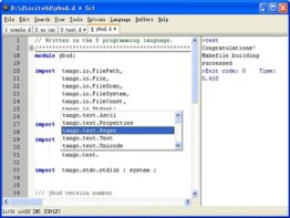 SciTE4D Text Editor for D1
