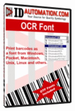 IDAutomation OCR-A and OCR-B Font Package