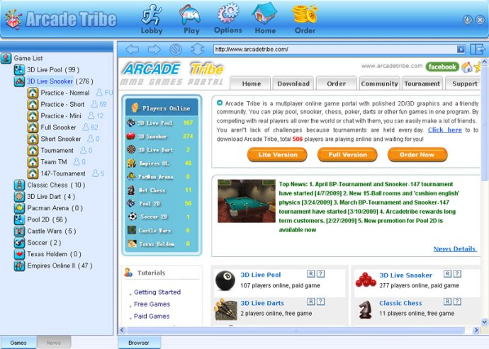 Arcadetribe Pool 3D Arcadetribe Pool 3D