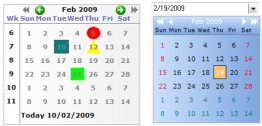 TPlannerDatePicker & TDBPlannerDatePicke