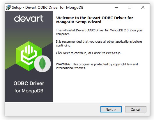 MongoDB ODBC Driver by Devart MongoDB ODBC Driver by Devart