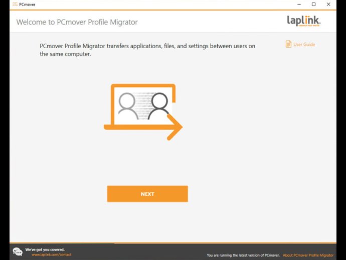 Laplink PCmover Profile Migrator