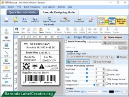 Standard Barcode Labels Software