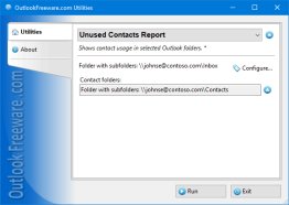 Unused Contacts Report