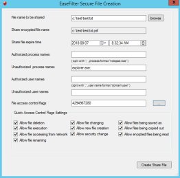 EaseFilter Secure File Sharing SDK
